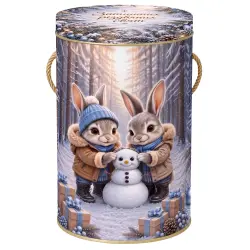 Семейный новогодний подарок в жерсти №4