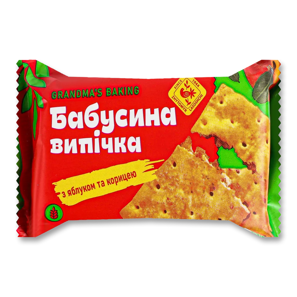 Печиво Бабусина випічка з яблуком та корицею 68 г