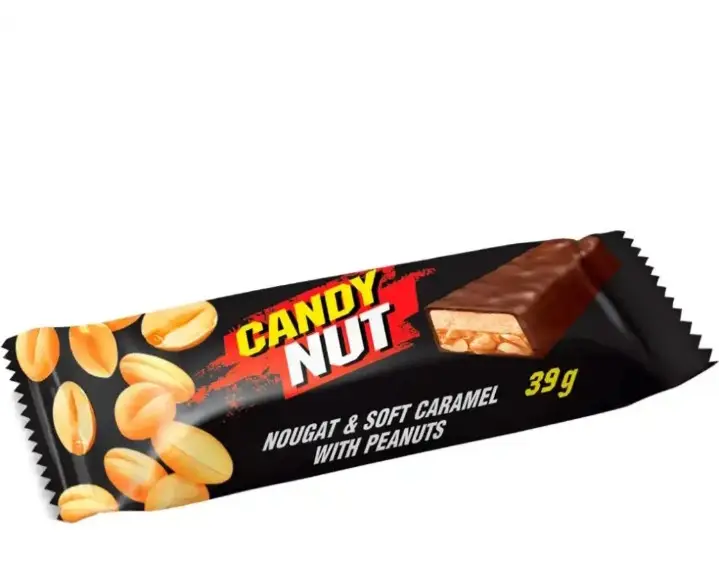 Candy Nut нуга і м'яка карамель з арахісом, 40г