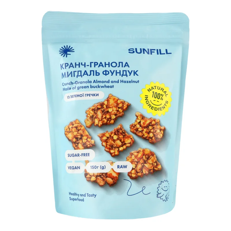 Кранч-гранола Мигдаль-Фундук 150г