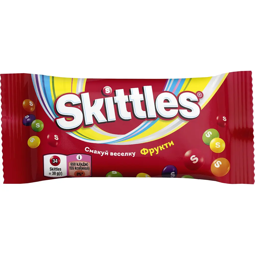 Skittles, 38г в асортименті