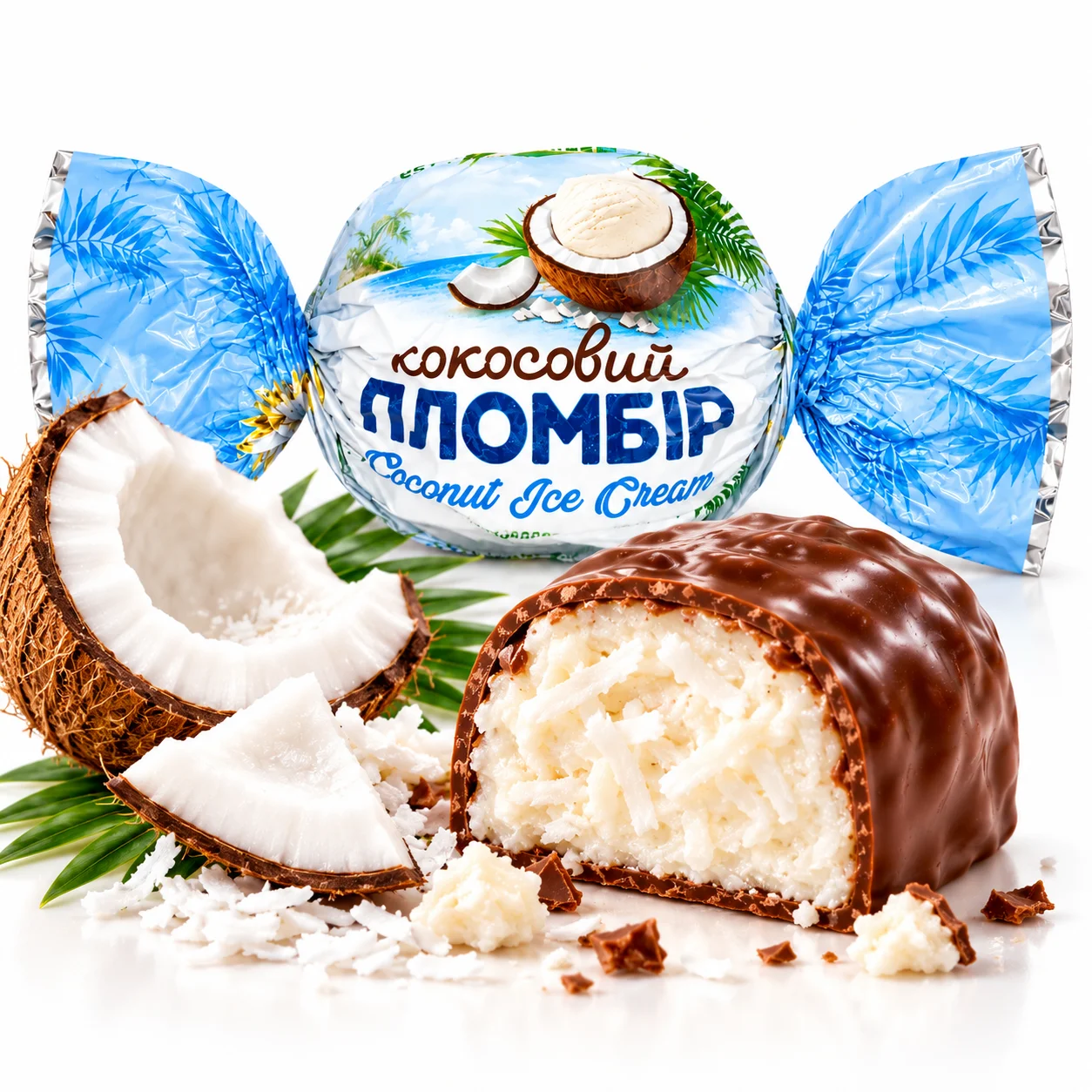 Цукерки Кокосовий Пломбір